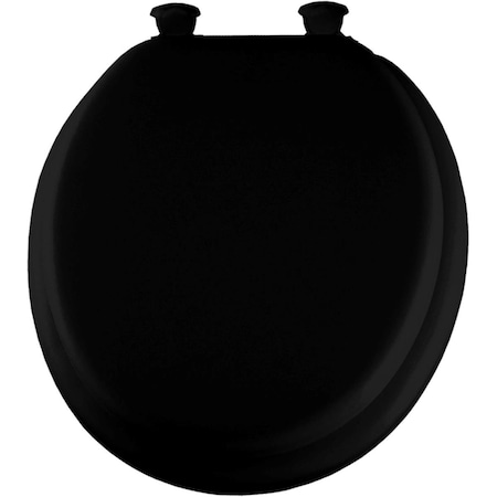 Chesterfield Round Black Soft Toilet Seat, Black CH1739181